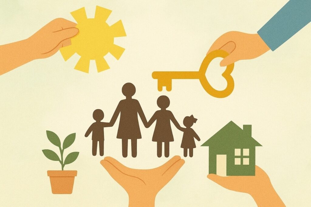 توزيع الادوار بين الزوجين